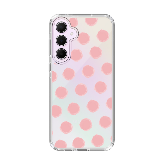 Slim Protection Case［ オリジナル - 推し色水玉 - ピンク ］