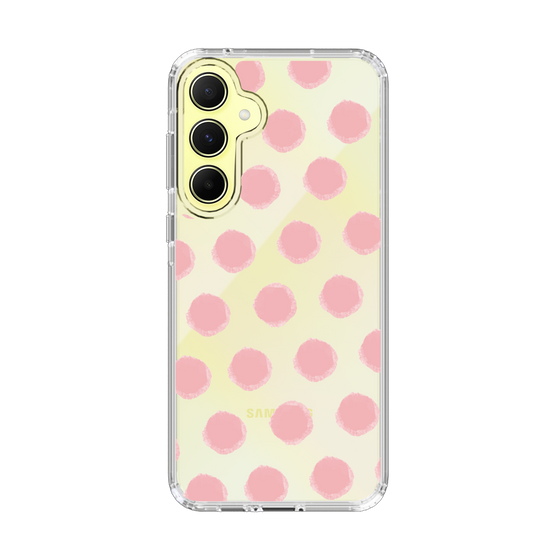 Slim Protection Case［ オリジナル - 推し色水玉 - ピンク ］