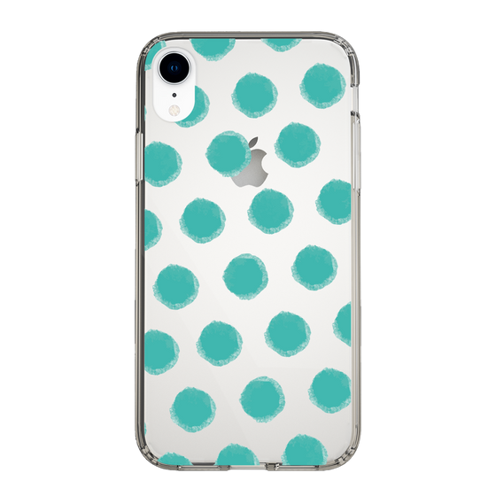 Slim Protection Case［ Original - Favorite Color Polka Dots - Green ］