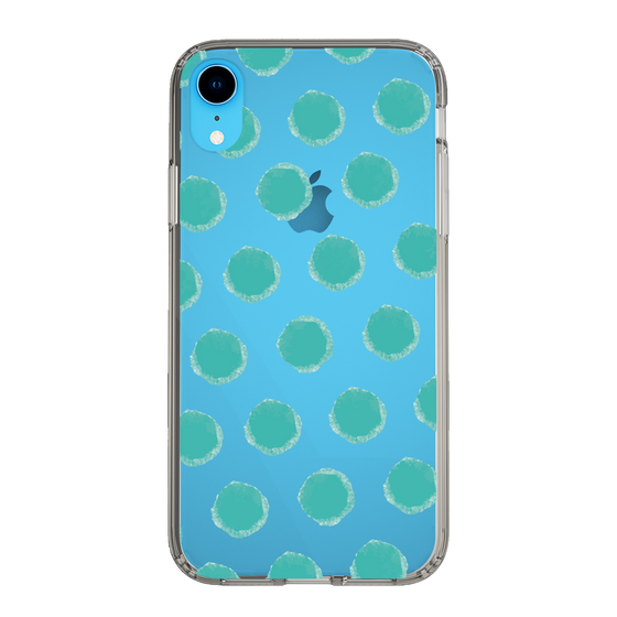 Slim Protection Case［ Original - Favorite Color Polka Dots - Green ］