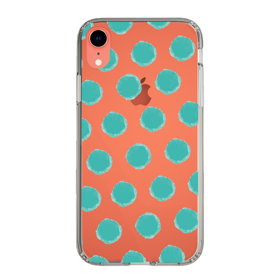 Slim Protection Case［ Original - Favorite Color Polka Dots - Green ］