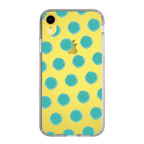 Slim Protection Case［ Original - Favorite Color Polka Dots - Green ］