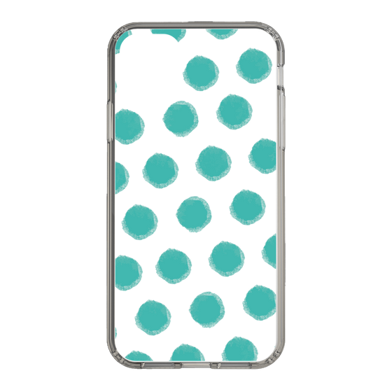 Slim Protection Case［ Original - Favorite Color Polka Dots - Green ］