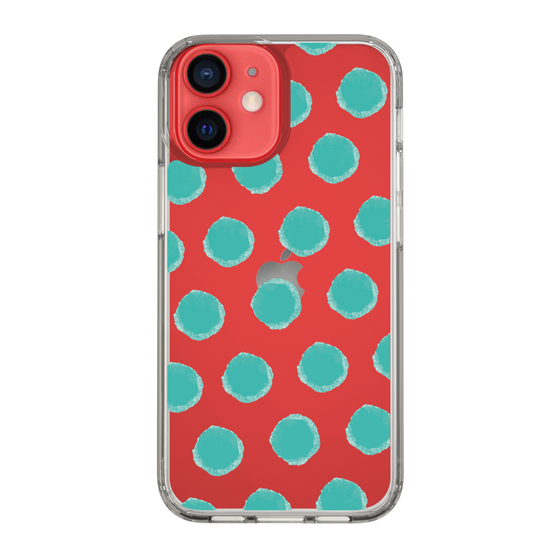 Slim Protection Case［ Original - Favorite Color Polka Dots - Green ］