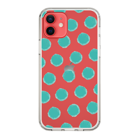 Slim Protection Case［ Original - Favorite Color Polka Dots - Green ］