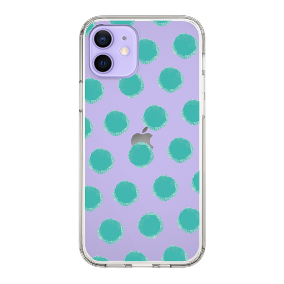 Slim Protection Case［ Original - Favorite Color Polka Dots - Green ］