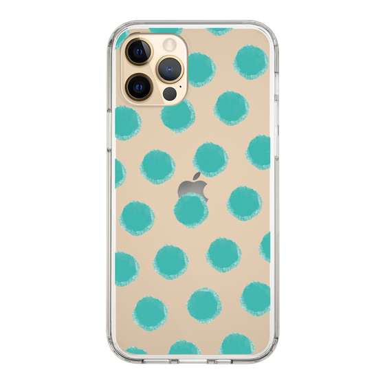 Slim Protection Case［ Original - Favorite Color Polka Dots - Green ］