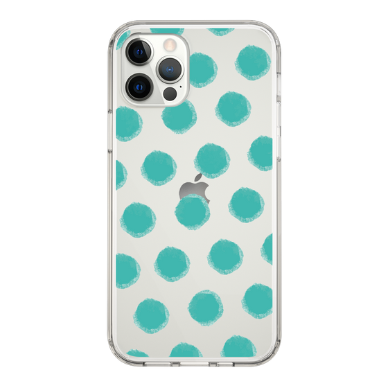 Slim Protection Case［ Original - Favorite Color Polka Dots - Green ］