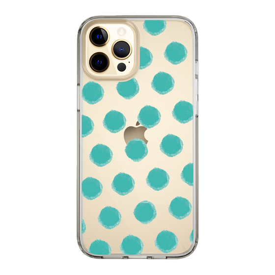 Slim Protection Case［ Original - Favorite Color Polka Dots - Green ］