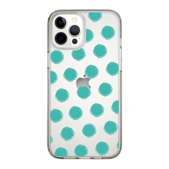 Slim Protection Case［ Original - Favorite Color Polka Dots - Green ］