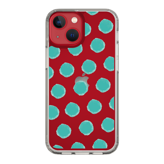 Slim Protection Case［ Original - Favorite Color Polka Dots - Green ］