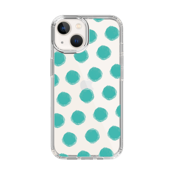 Slim Protection Case［ Original - Favorite Color Polka Dots - Green ］