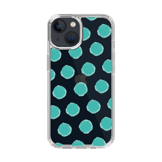 Slim Protection Case［ Original - Favorite Color Polka Dots - Green ］