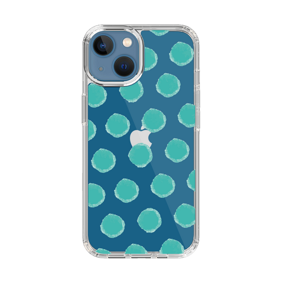 Slim Protection Case［ Original - Favorite Color Polka Dots - Green ］