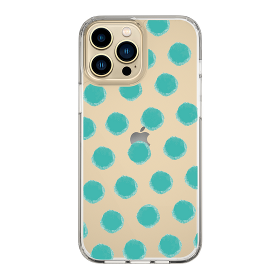 Slim Protection Case［ Original - Favorite Color Polka Dots - Green ］