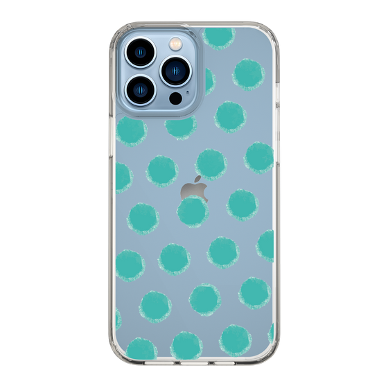 Slim Protection Case［ Original - Favorite Color Polka Dots - Green ］