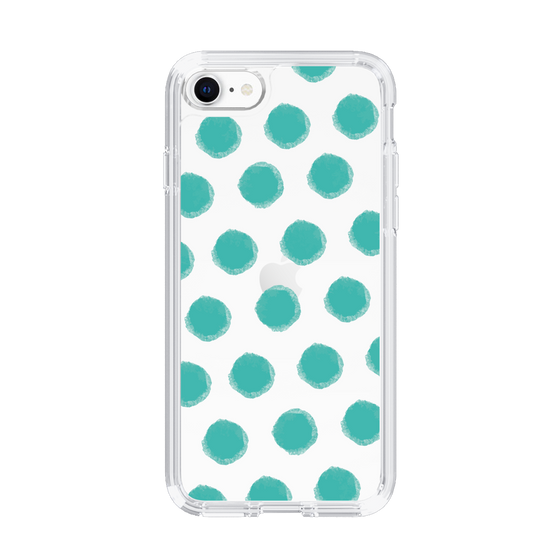 Slim Protection Case［ Original - Favorite Color Polka Dots - Green ］
