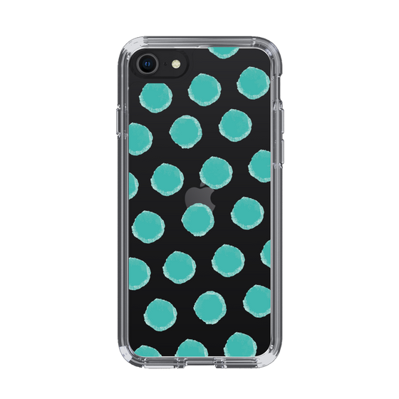Slim Protection Case［ Original - Favorite Color Polka Dots - Green ］