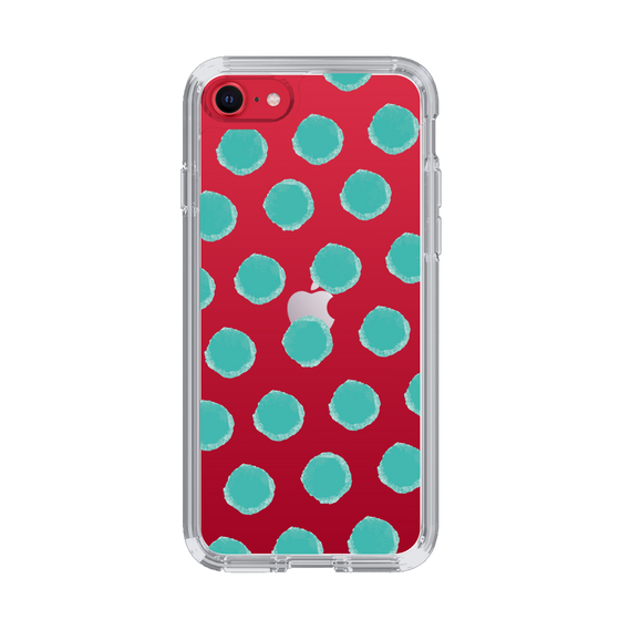 Slim Protection Case［ Original - Favorite Color Polka Dots - Green ］