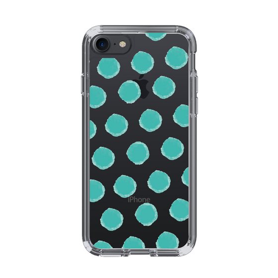Slim Protection Case［ Original - Favorite Color Polka Dots - Green ］