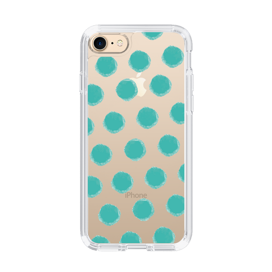 Slim Protection Case［ Original - Favorite Color Polka Dots - Green ］