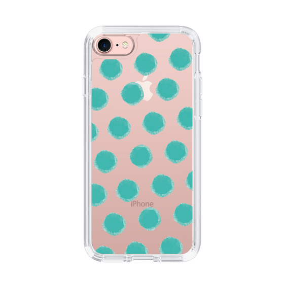Slim Protection Case［ Original - Favorite Color Polka Dots - Green ］