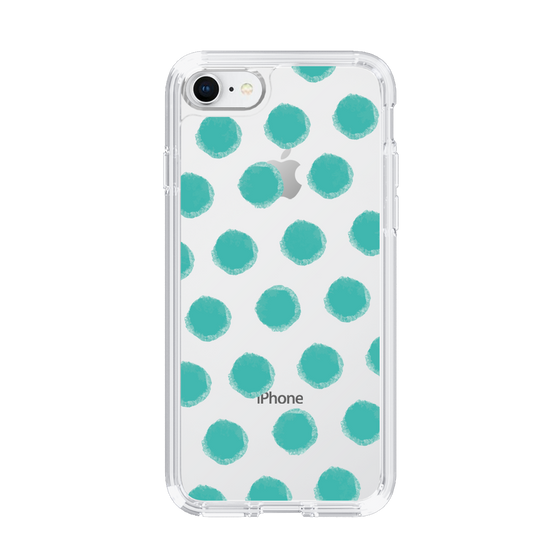 Slim Protection Case［ Original - Favorite Color Polka Dots - Green ］