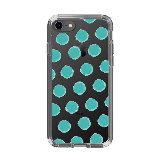 Slim Protection Case［ Original - Favorite Color Polka Dots - Green ］