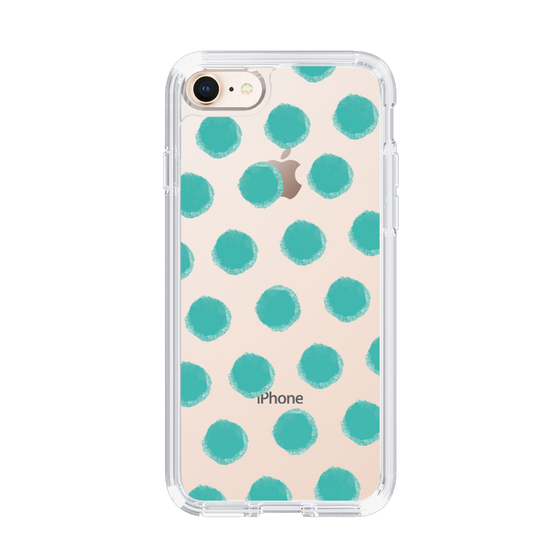Slim Protection Case［ Original - Favorite Color Polka Dots - Green ］