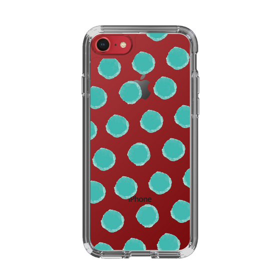 Slim Protection Case［ Original - Favorite Color Polka Dots - Green ］