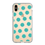 Slim Protection Case［ Original - Favorite Color Polka Dots - Green ］