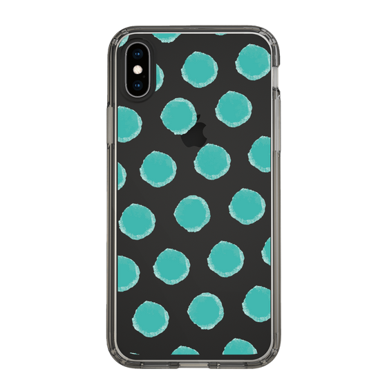 Slim Protection Case［ Original - Favorite Color Polka Dots - Green ］