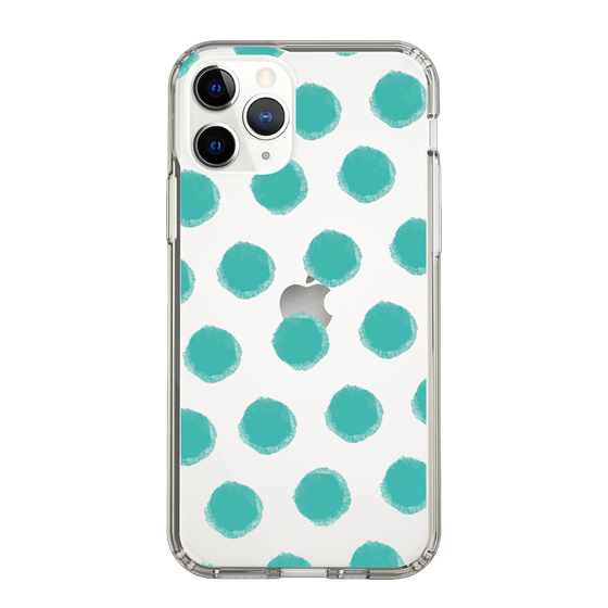 Slim Protection Case［ Original - Favorite Color Polka Dots - Green ］