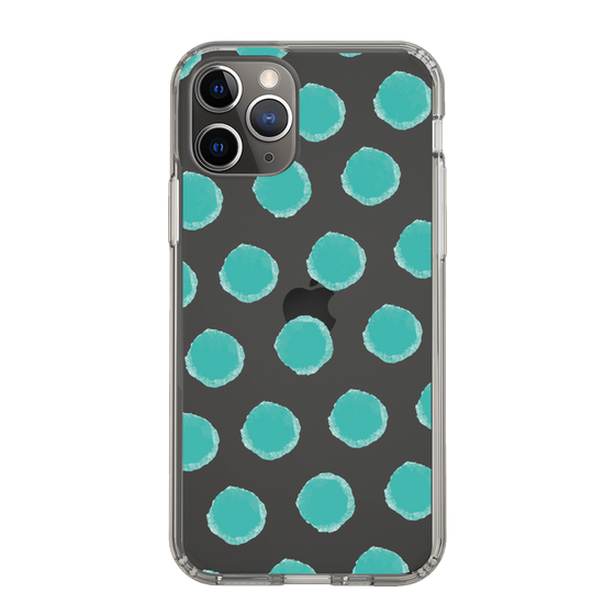 Slim Protection Case［ Original - Favorite Color Polka Dots - Green ］
