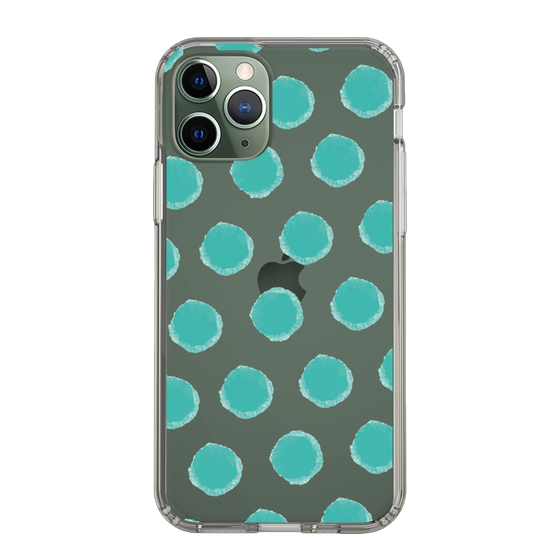 Slim Protection Case［ Original - Favorite Color Polka Dots - Green ］