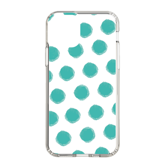 Slim Protection Case［ Original - Favorite Color Polka Dots - Green ］