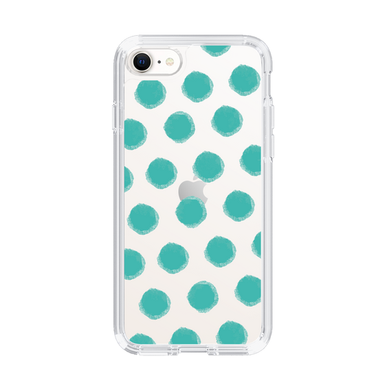Slim Protection Case［ Original - Favorite Color Polka Dots - Green ］