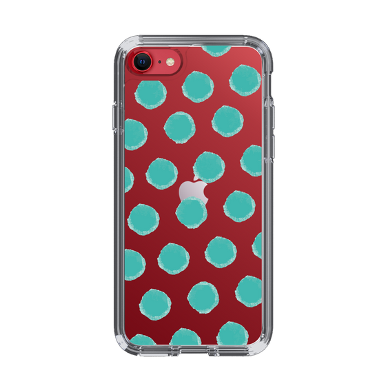 Slim Protection Case［ Original - Favorite Color Polka Dots - Green ］