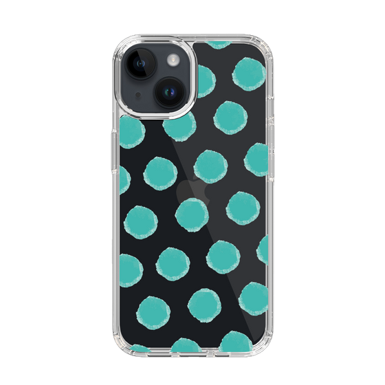 Slim Protection Case［ Original - Favorite Color Polka Dots - Green ］
