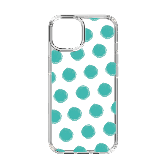 Slim Protection Case［ Original - Favorite Color Polka Dots - Green ］