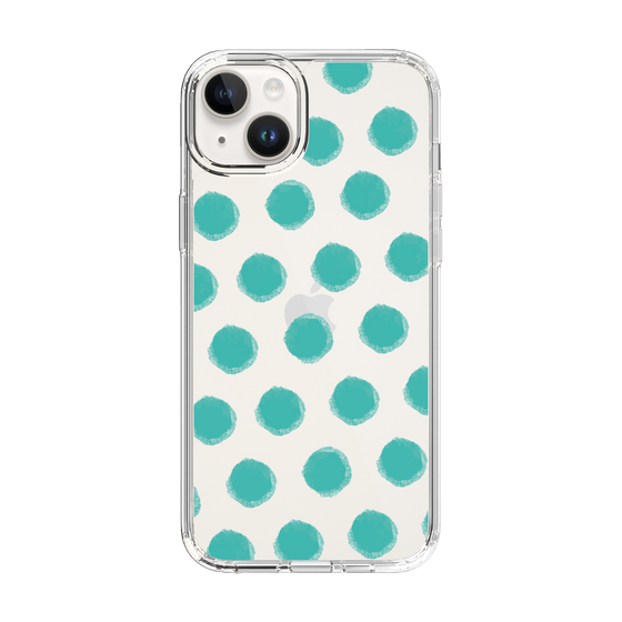 Slim Protection Case［ Original - Favorite Color Polka Dots - Green ］