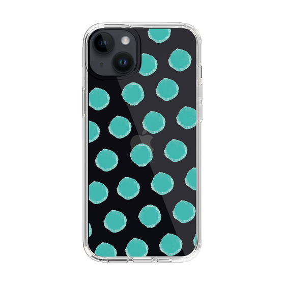 Slim Protection Case［ Original - Favorite Color Polka Dots - Green ］