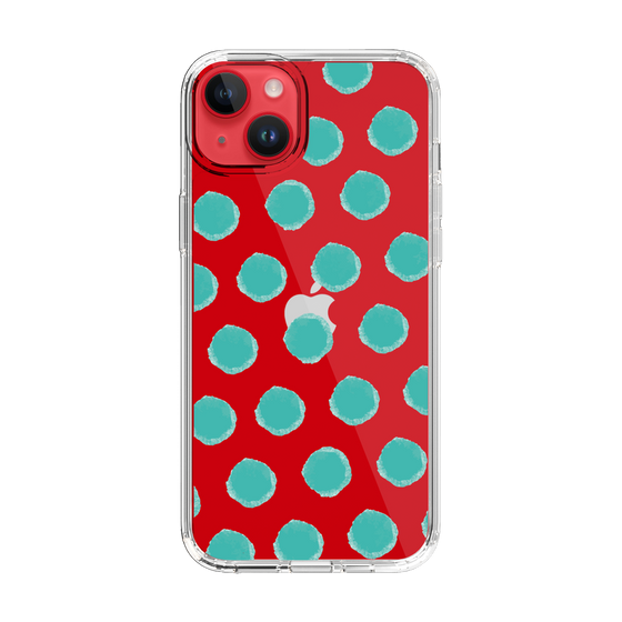 Slim Protection Case［ Original - Favorite Color Polka Dots - Green ］