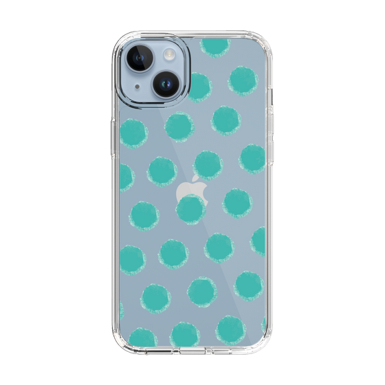 Slim Protection Case［ Original - Favorite Color Polka Dots - Green ］