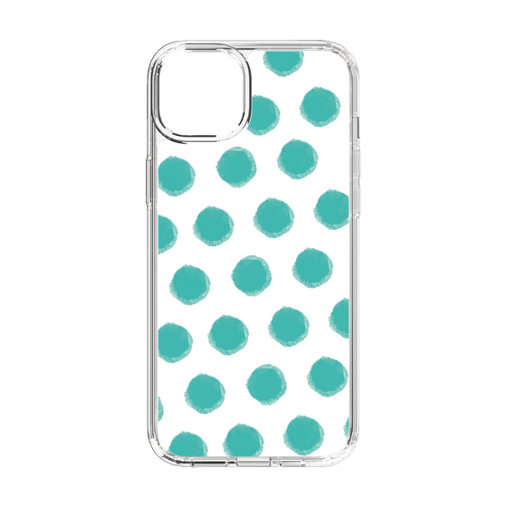 Slim Protection Case［ Original - Favorite Color Polka Dots - Green ］