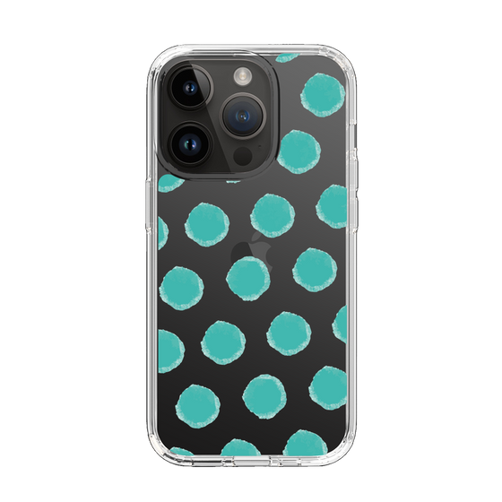Slim Protection Case［ Original - Favorite Color Polka Dots - Green ］