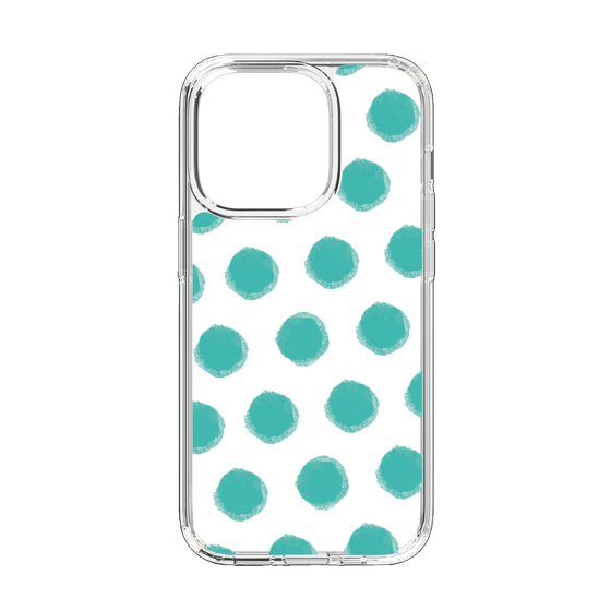 Slim Protection Case［ Original - Favorite Color Polka Dots - Green ］