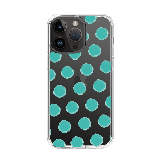 Slim Protection Case［ Original - Favorite Color Polka Dots - Green ］