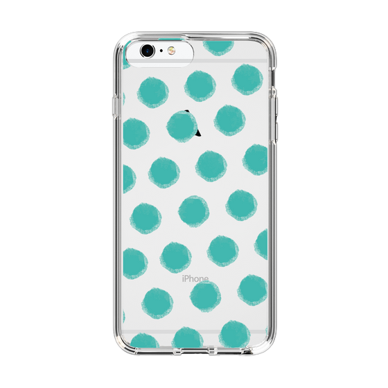 Slim Protection Case［ Original - Favorite Color Polka Dots - Green ］