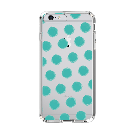 Slim Protection Case［ Original - Favorite Color Polka Dots - Green ］